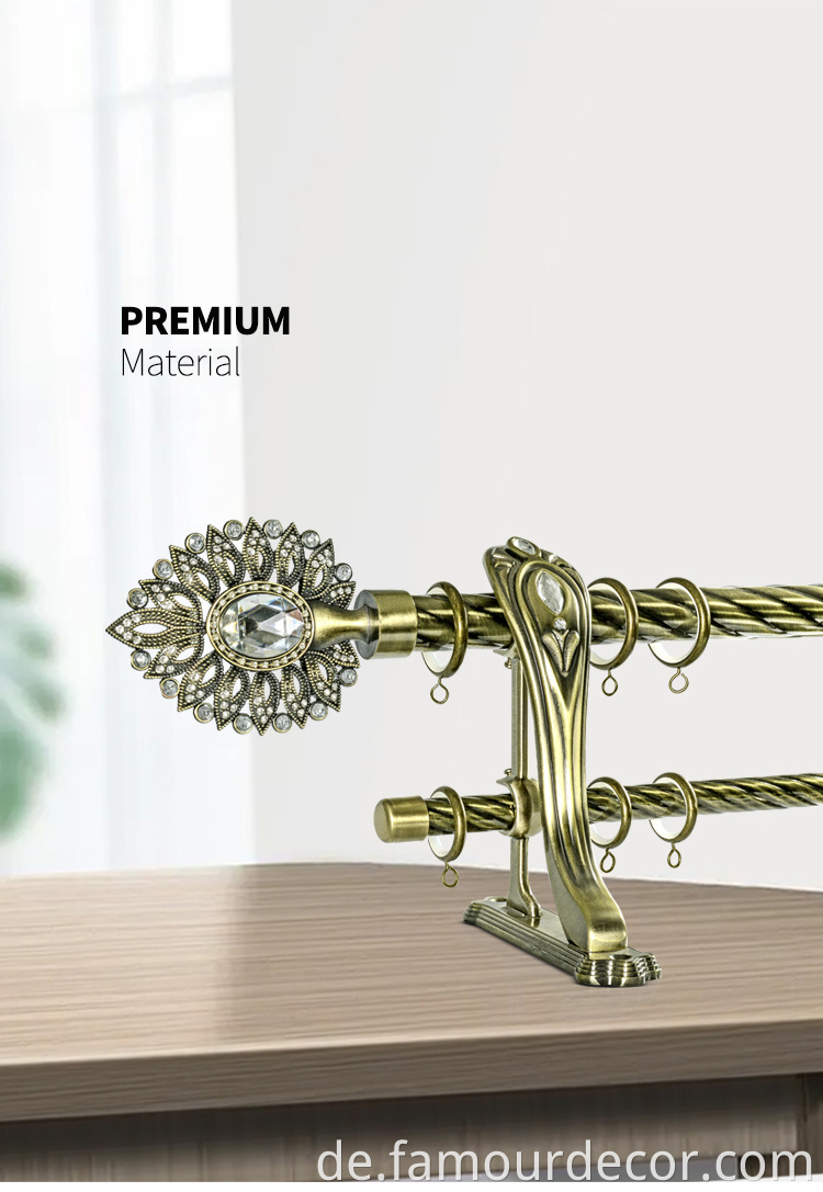 Algerian Style Curtain Rod with Drill